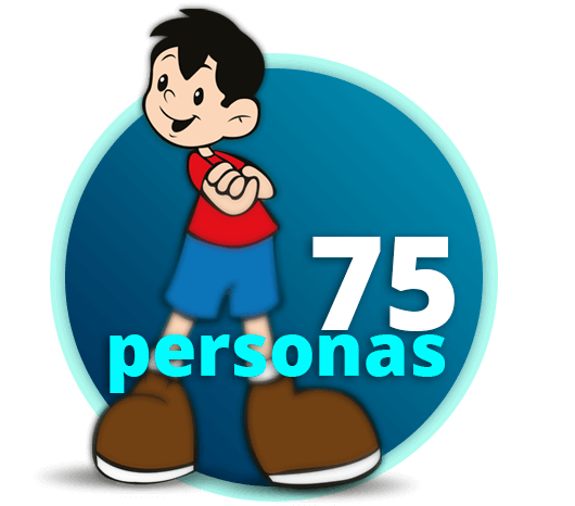 75 personas